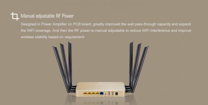 router sem fio de Realtek SR1200 Wifi do router de 1200Mbps 11AC com servidor da nuvem